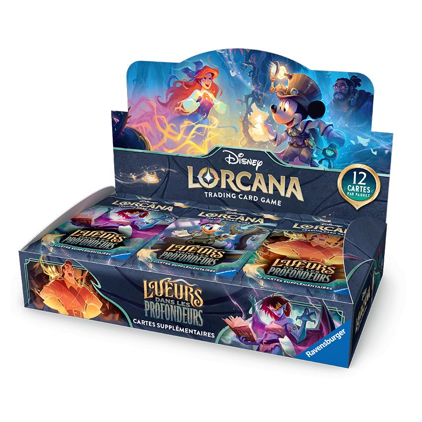 Disney Lorcana - Boîte de 24 Boosters - Chapitre 10 Lueurs dans les profondeurs