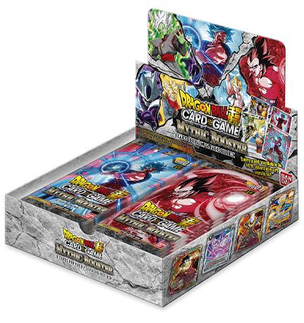 Dragon ball super cg - boite de 24 boosters MB-01 mythic boosters EN