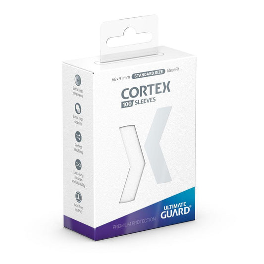 Ultimate Guard - 100 protège-cartes Standard Cortex - Blanc