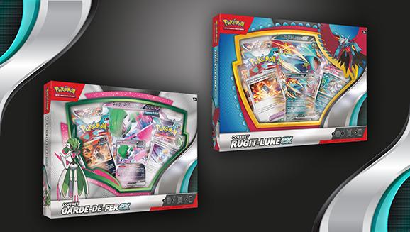 Pokémon - Coffret 4 Boosters - Rugit-Lune-ex ou de Garde-de-Fer-ex