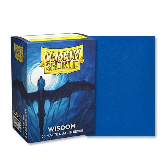 Dragon Shield - 100 protège-cartes standard Dual Mat - Wisdom