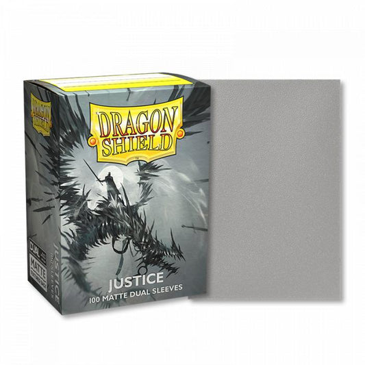 Dragon Shield - 100 protège-cartes standard Dual Mat - Justice