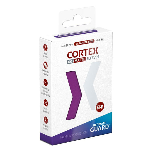 Ultimate Guard - 60 protège-cartes Mini Cortex Mat - Violet