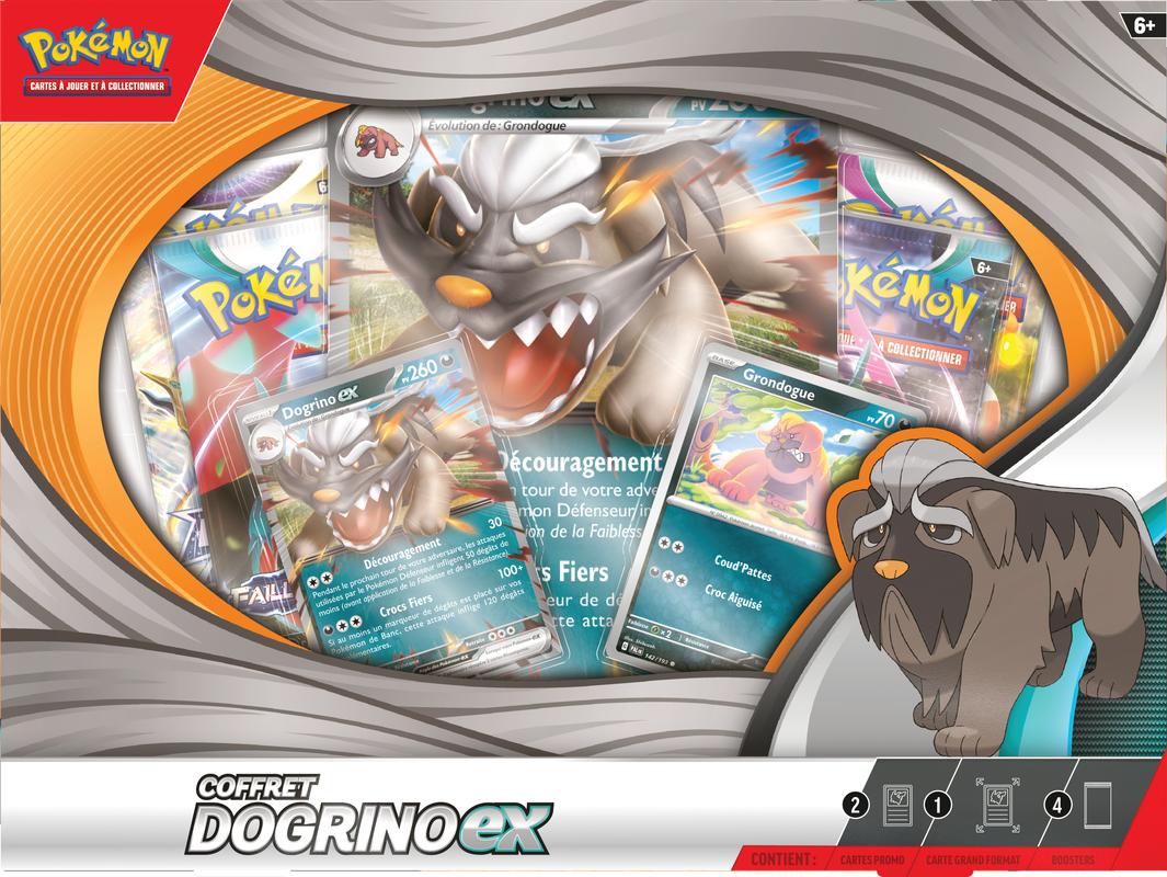 Pokémon - Coffret 4 Boosters - Dogrino-EX