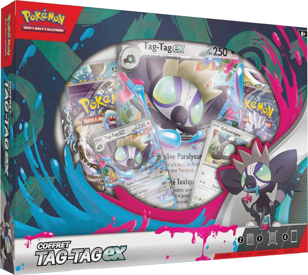 coffret 4 boosters - tag-tag-ex