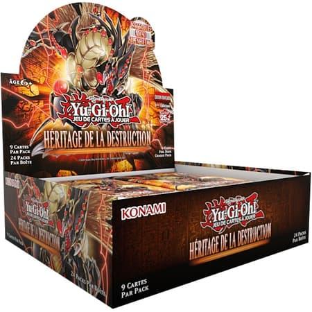 ygo - boite de 24 boosters - HERITAHE DE LA DESTRUCTION