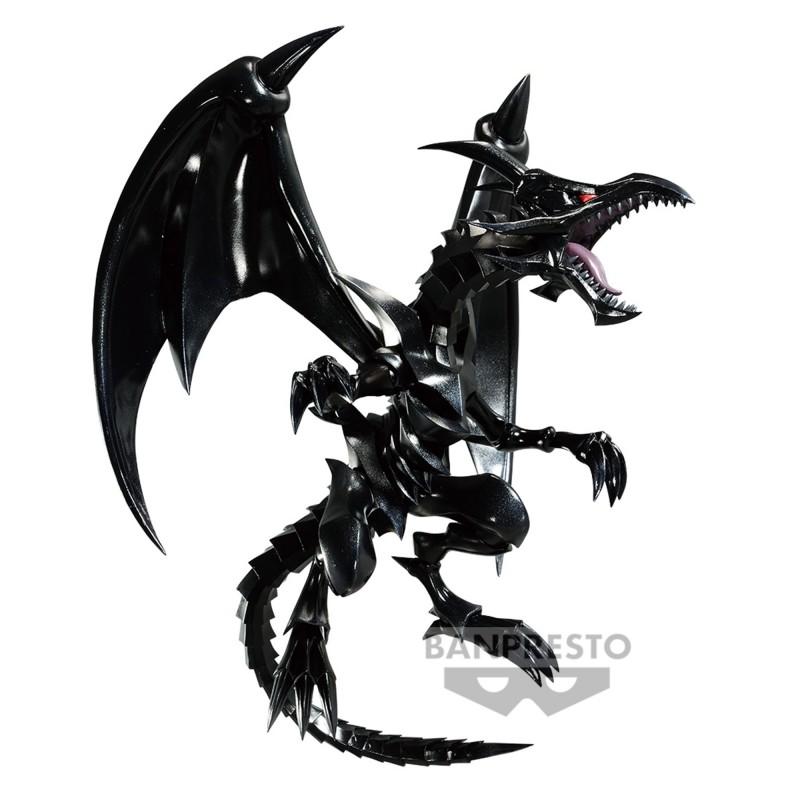 Figurine - Dragon noir aux yeux rouges