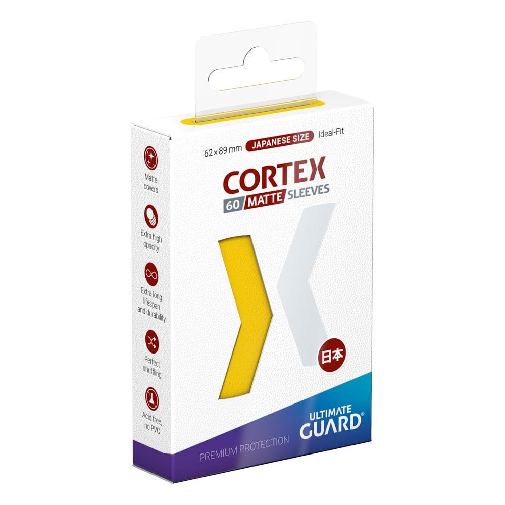 Ultimate Guard - 60 protège-cartes Mini Cortex Mat - Jaune