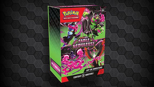 Pokemon - bundle de 6 boosters - ev06.5 fable nebuleuse fr