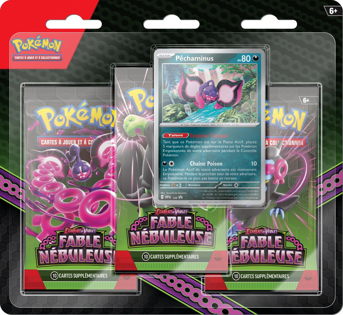 Pokemon - pack 3 boosters - ev06.5 fable nebuleuse FR