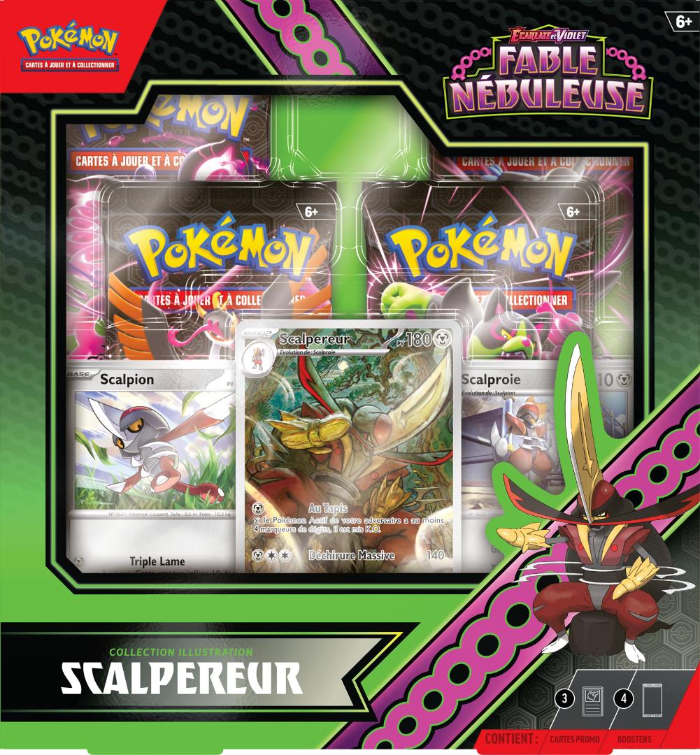 Pokemon - coffret collection illustration - ev06.5 fable nebuleuse