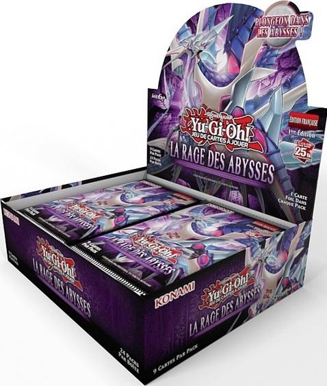 YGO - Boite de 24 boosters - la rage des abysses fr