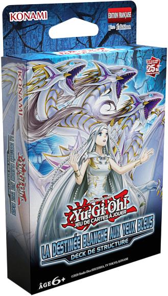 YGO - Deck de structure - la destinee blanche aux yeux bleus - FR