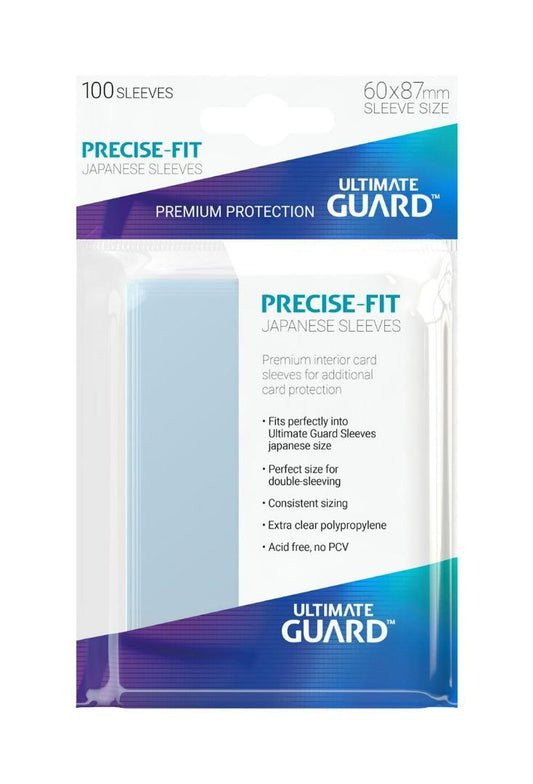 Ultimate Guard 100 protège-cartes Precise-Fit mini Transparent