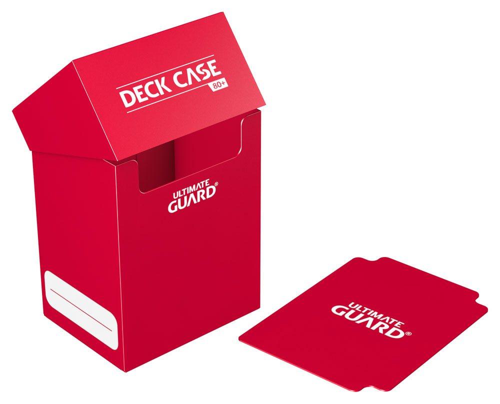 Ultimate guard deck case 80+ rouge