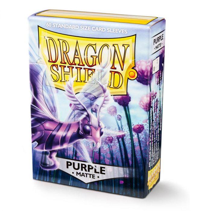 Dragon shield - 60 protege cartes standard mat purple