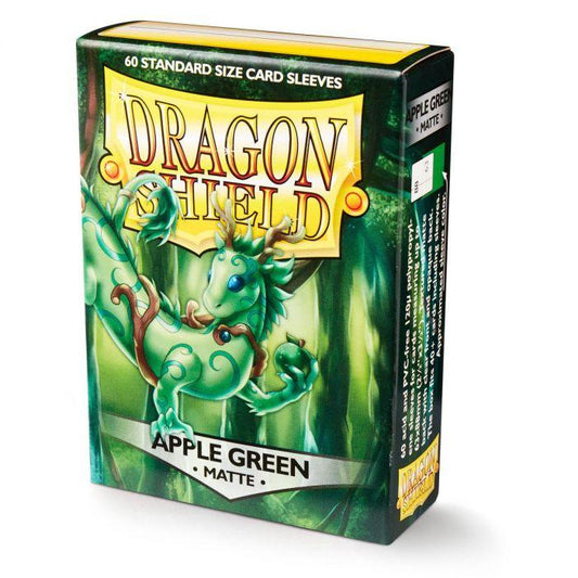 Dragon shield - 60 protege cartes standard mat apple green