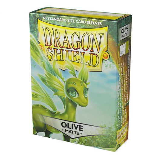 Dragon Shield - 60 protège-cartes Standard Mat - Olive