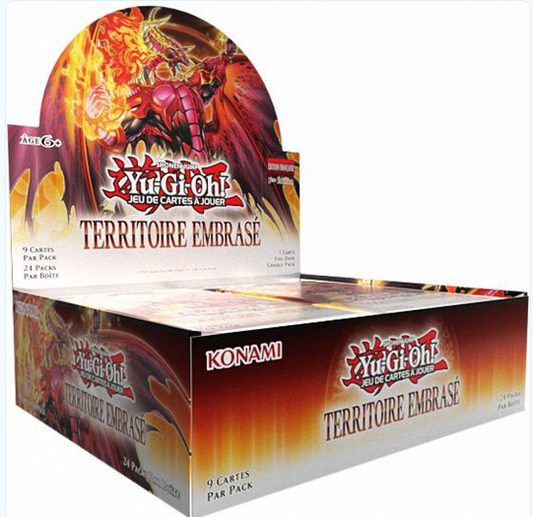 Yu-Gi-Oh! TCG boite de 24 Boosters Territoire Embrasé FR