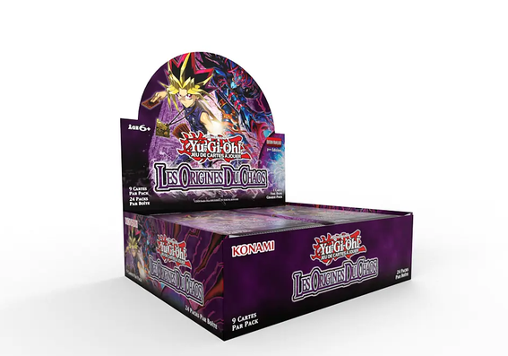 Yu-Gi-Oh - Boite de 24 boosters - origines du chaos FR