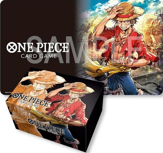 One Piece CG - Tapis de jeu et boite de rangement - Monkey.D.Luffy