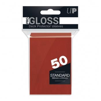 Ultra pro - 50 proteges cartes rouge