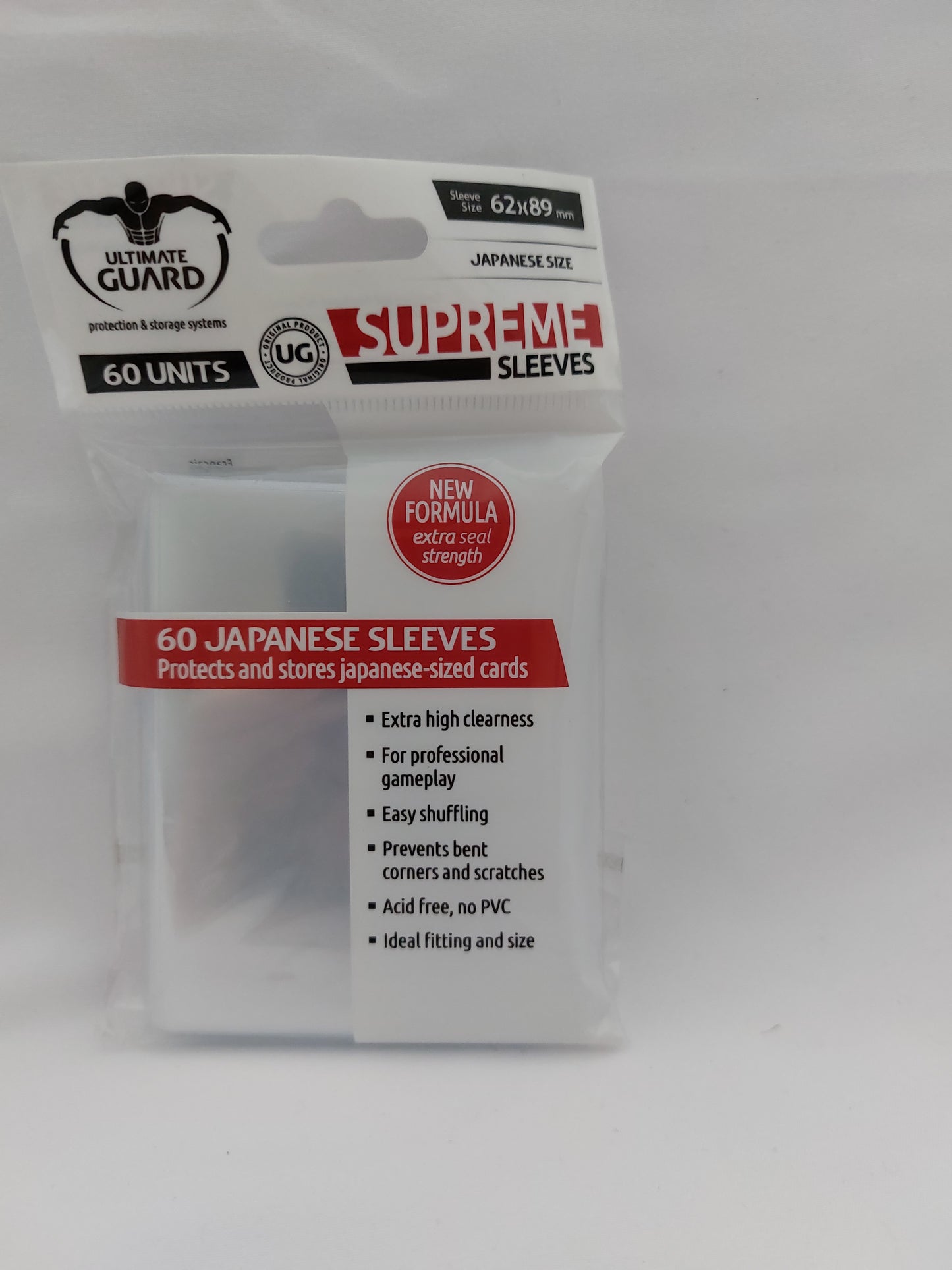 60 pochettes cartes supreme transparent