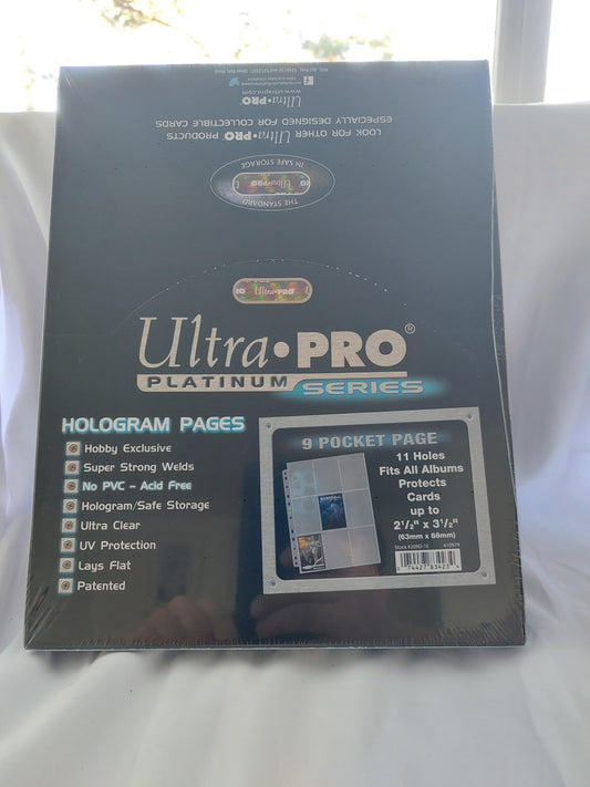 Ultra pro - 100 feuilles de classeur : platinum